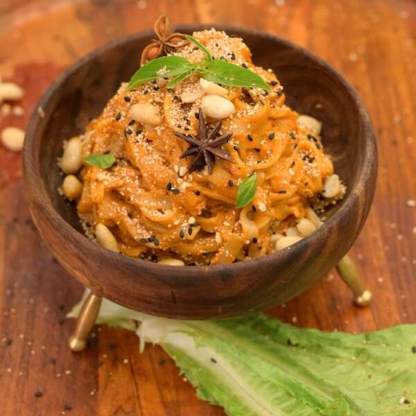 Pad Thai Noodles & Thai Corn Cakes